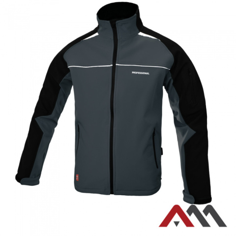 PROFESSIONAL GREY KURTKA SOFTSHELL