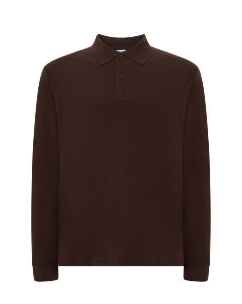 JHK PORA 210 LS POLO REGULAR MAN LS Chocolate