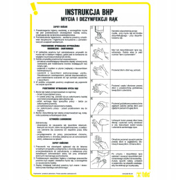 INSTRUKCJA BHP MYCIA I DEZYNFEKCJI RĄK - IA T15 DN CN