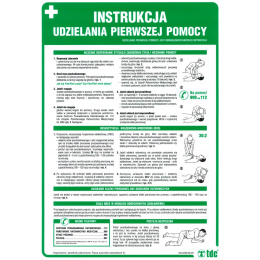 INSTRUKCJA UDZIELANIA PIERWSZEJ POMOCY 24,5 X 35 IA A11 DN CN