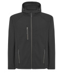 JHK SOFTSHELL HOOD JACKET Black