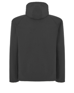 JHK SOFTSHELL HOOD JACKET Black