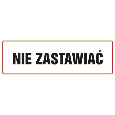 ZNAK - NIE ZASTAWIAĆ - ND005 BH PN