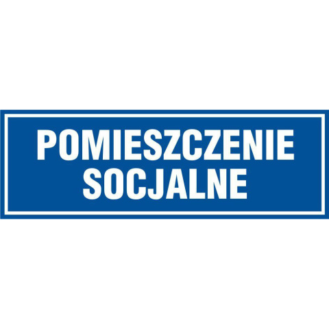 ZNAK - POMIESZCZENIE SOCJALNE- PB 054 BH PN