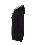 Bluza z kapturem JHK OCEAN HOODED CONTRAST Black/Ash Melange