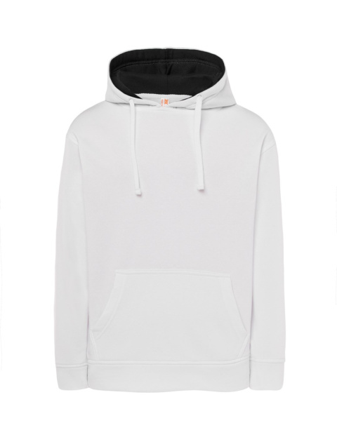 JHK OCEAN HOODED CONTRAST Biały/Navy