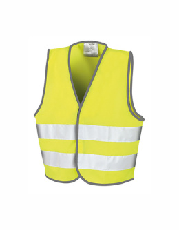 Junior Safety Vest Yellow fluo