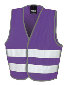 Junior Safety Vest Fioletowy